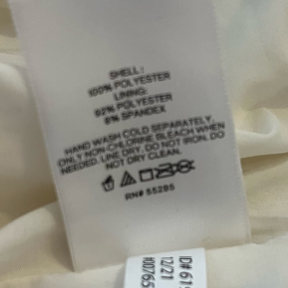 NWT Express+Rachel Zoe Ivory Metallic Gold Dot skirt size small. - Picture 9 of 9